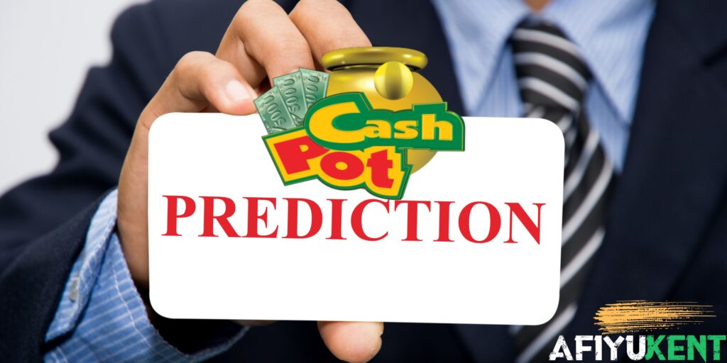 a picture showing Cash Pot Prediction for Today  