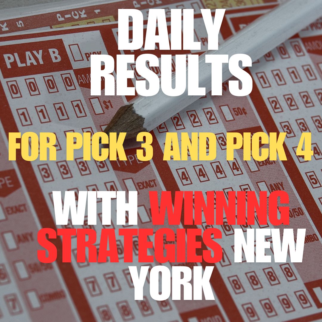 Daily results for pick 3 and pick 4 with winning strategies